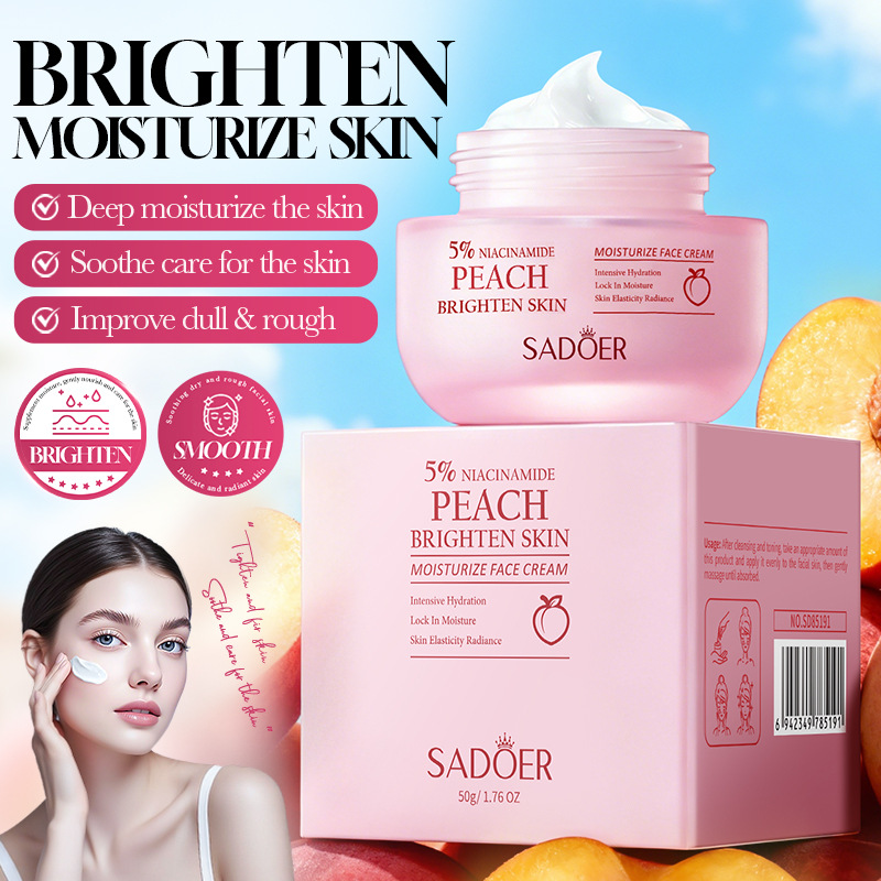 Skincare Niacinamide - SADOER Crema Viso Illuminante al Niacinamide