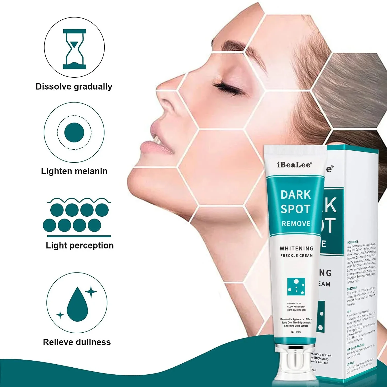 Melasma Crema Schiarente per i - Skincare Niacinamide recensione e prezzo