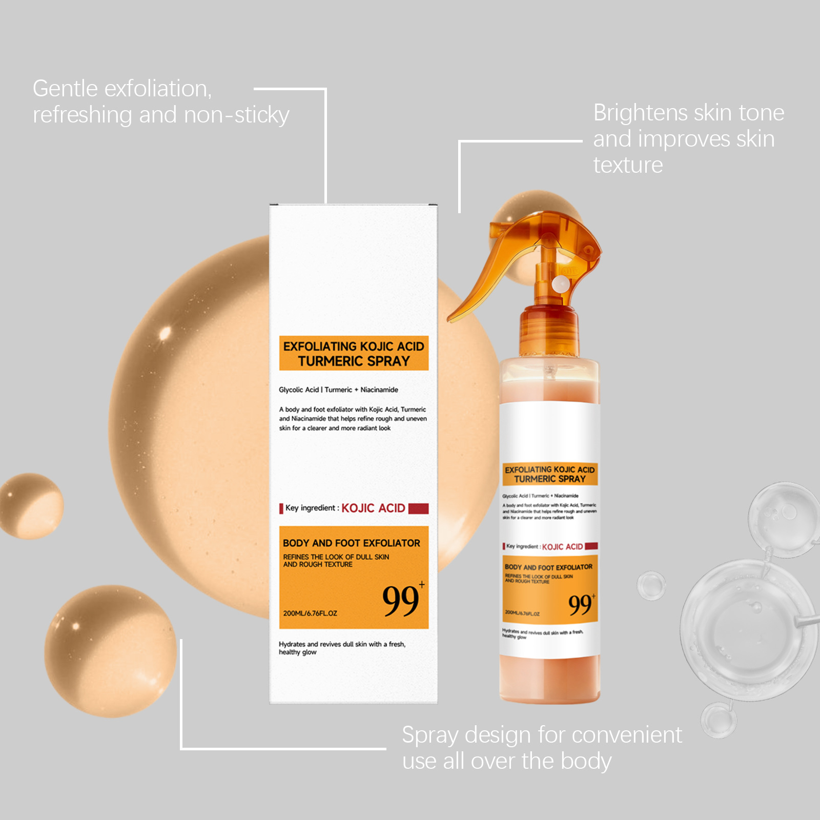 Spray esfoliante delicato con  - Skincare Niacinamide recensione e prezzo