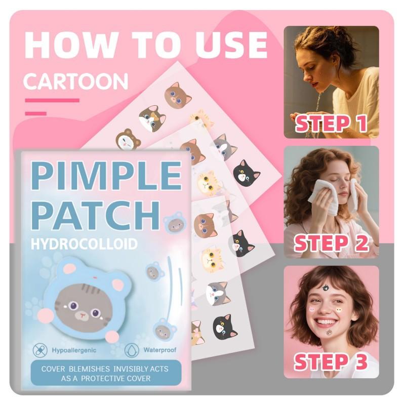 600 pz Carino A Forma di Gatto - Hydrocolloid Acne Patch recensione e prezzo