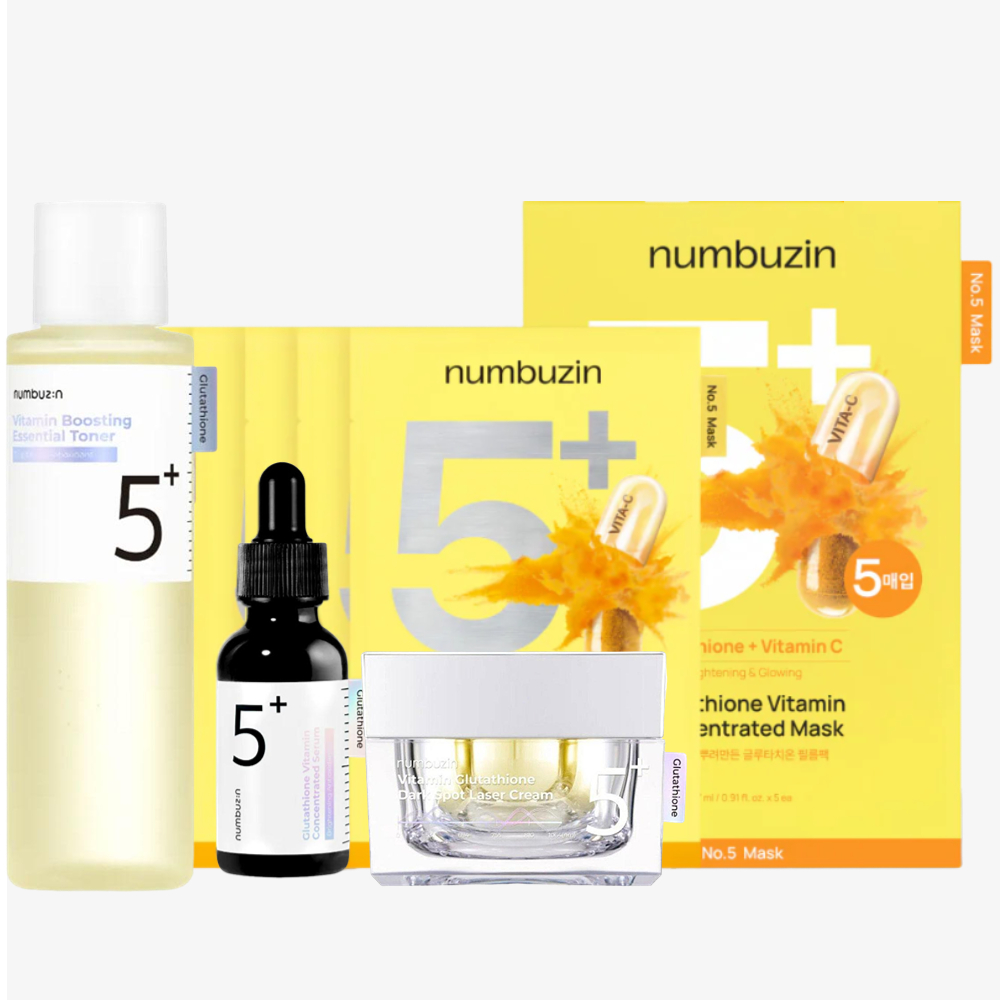 Numbuzin No.5+ Maschera in 5 F - Ferulic Acid Serum recensione e prezzo